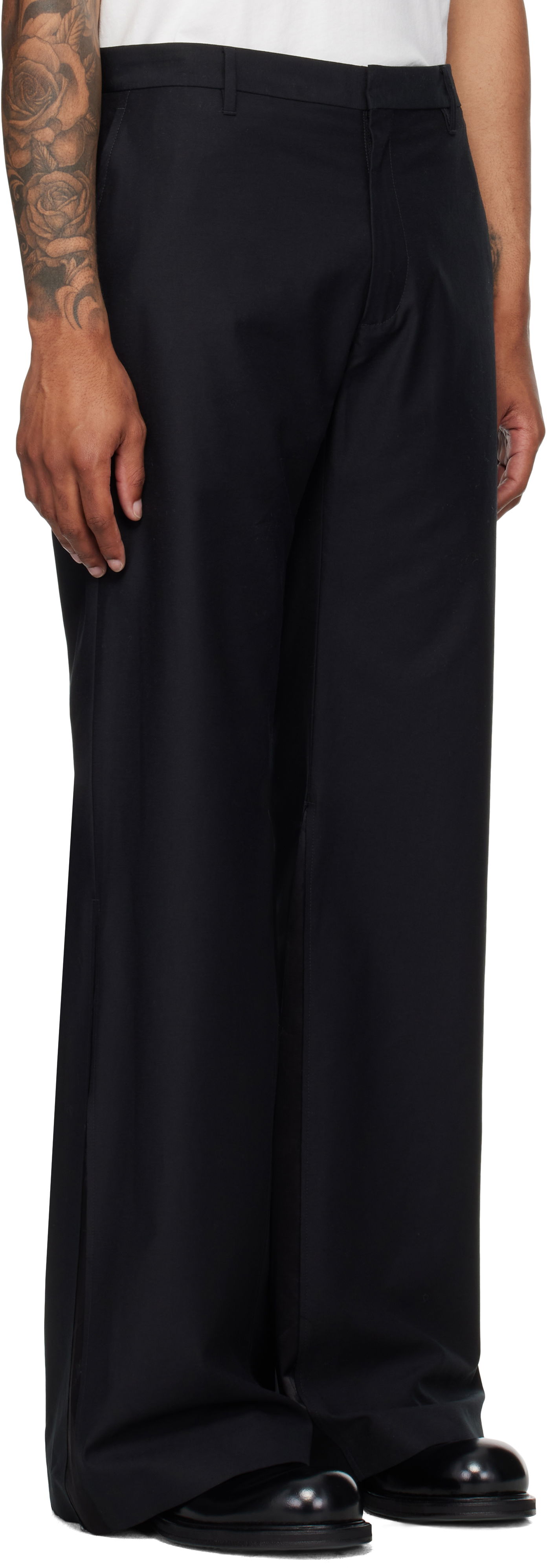 Bukser Maison Margiela MM6 Maison Margiela Flared Trousers Sort | SH0KA0054 M35433, 1