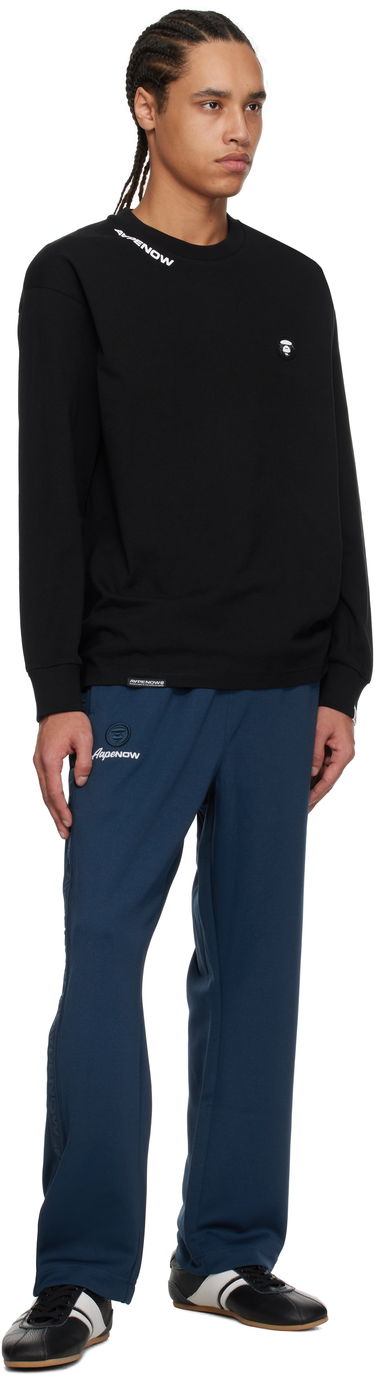Sweatshirt AAPE by A Bathing Ape AAPE by A Bathing Ape 'AAPE Now' Long Sleeve T-Shirt Sort | AAPLTM1607XXNBKX, 4