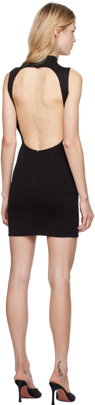 Kjole GUIZIO Guizio Donella Sleeveless Mini Dress Sort | P24405K063, 2