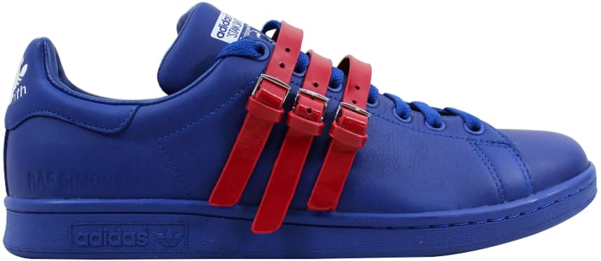 Sneakers og sko adidas Originals Raf Simons x Stan Smith Strap Royal Blue/Red Blå | AQ2723, 0