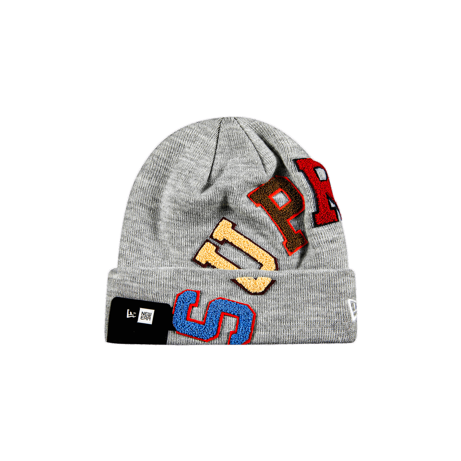 Beanie Supreme New Era x Big Arc Beanie Grå | FW20BN31 HEATHER GREY, 0