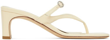 Tøj Aeyde Aeyde Giselle Heeled Thong Sandals Beige | A11-HS-GLIS55TB27-SS24-100-028, 0