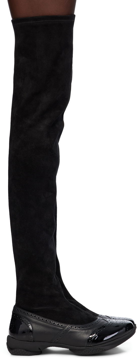 Kjole KIKO KOSTADINOV Kiko Kostadinov Sonia High Boots Sort | KKWAW24FT04-160, 0