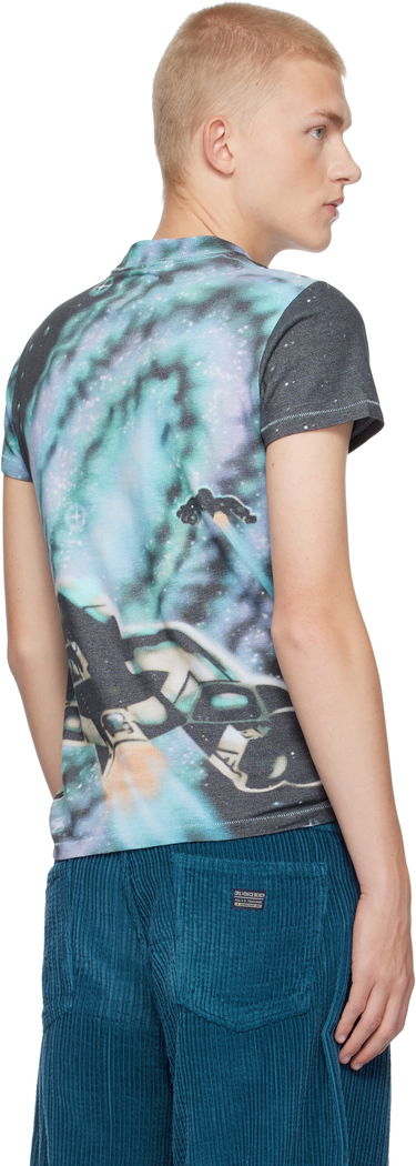 T-shirt ERL ERL Space Graphic T-Shirt Blå | ERL09T003, 2