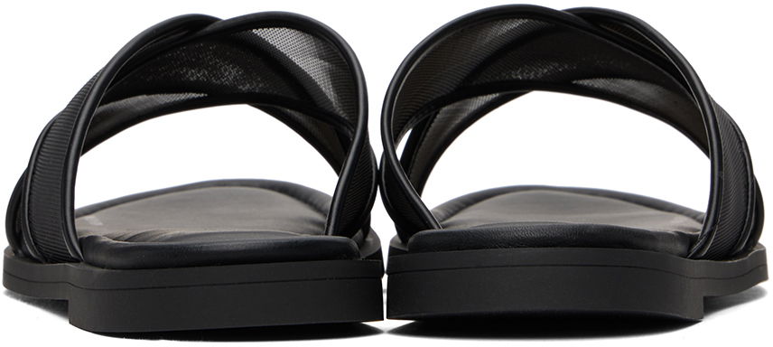 Tøj rag & bone rag & bone Geo Mesh Cross Strap Sandals Sort | WFF24PF037MS37, 1
