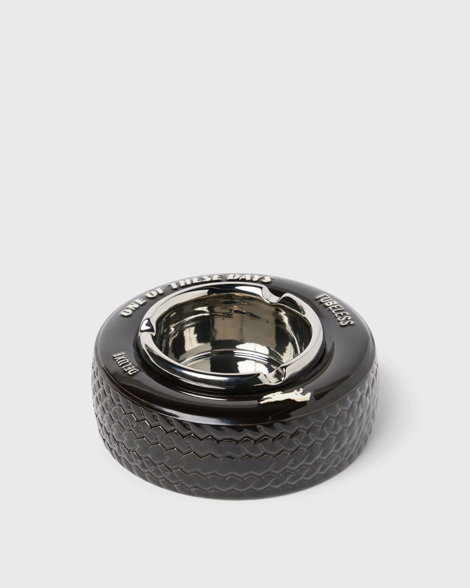 Home decor One of These Days Interstate Tire Ashtray Sort | INTER-ASH-BLK-BLACK, 1