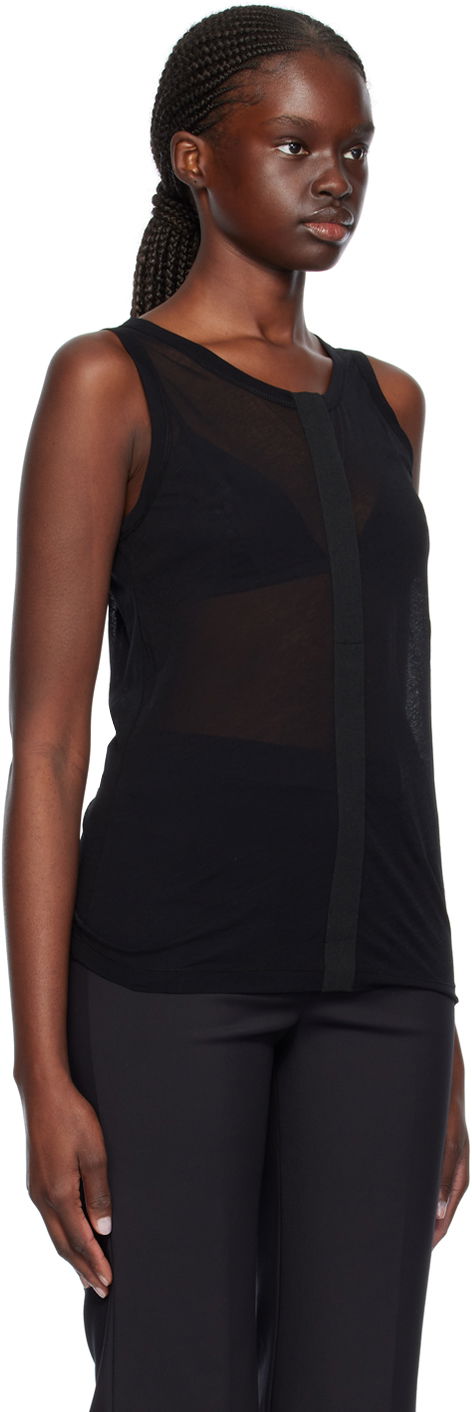 Tanktop Helmut Lang Helmut Lang Two-Way Tank Top Sort | O02HW510, 1