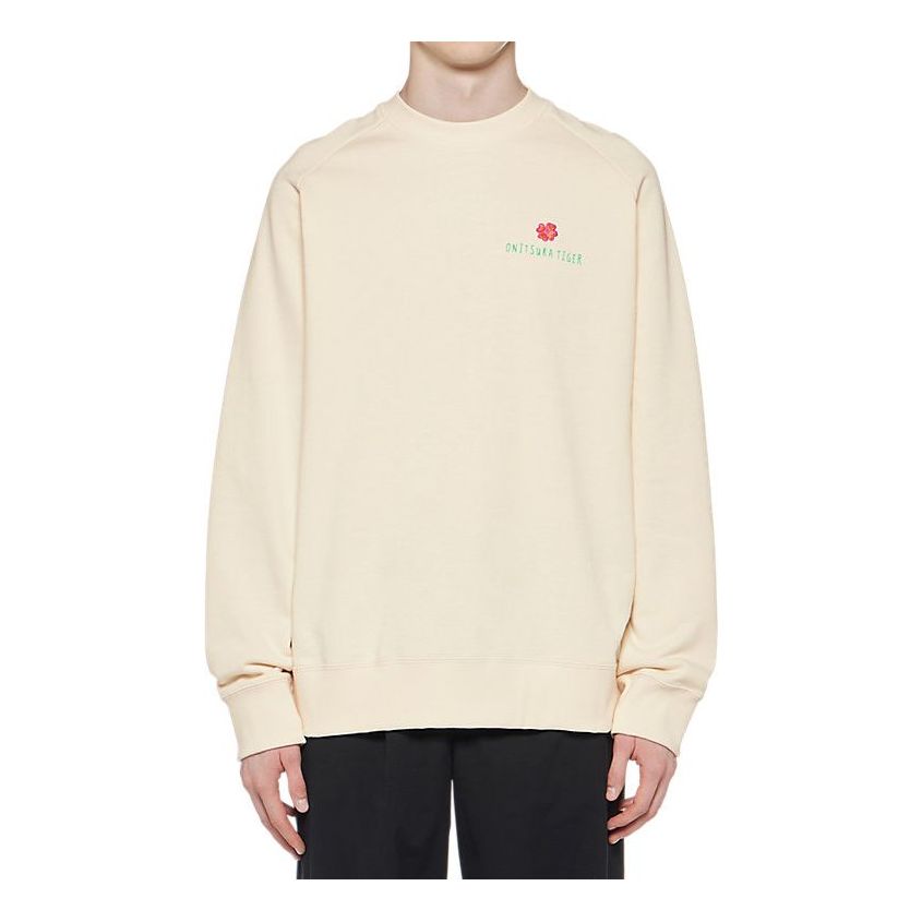 Sweater Onitsuka Tiger Graphic Sweatshirt Beige | 2183B344-700, 0