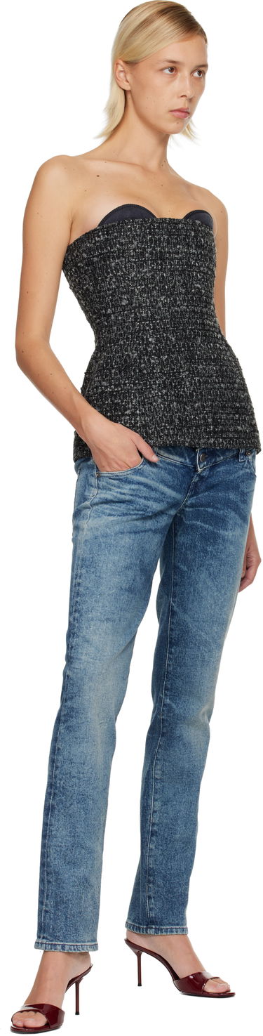Jeans Diesel D-Waisty Washed Jeans Blå | A21643 007DI, 3