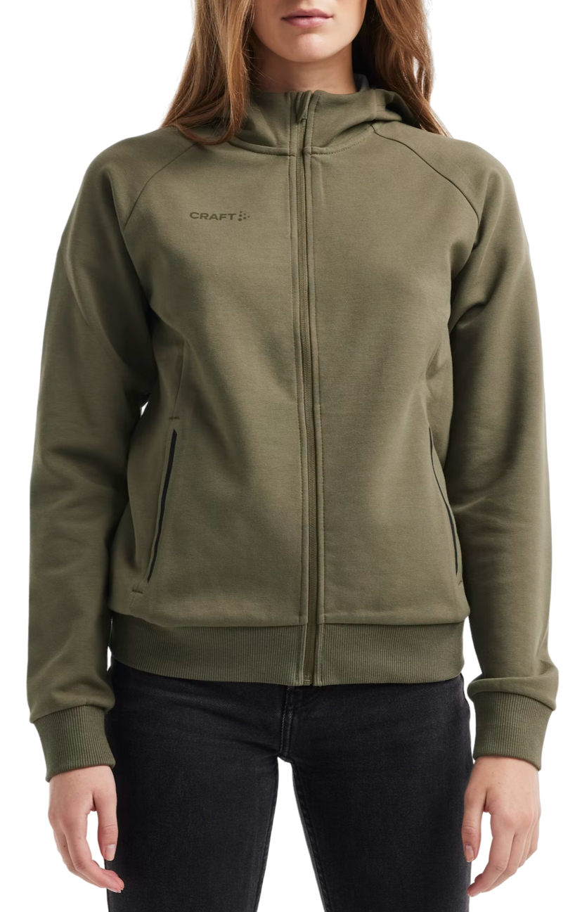 Sweatshirt Craft Hoodie Core Soul Full Zip Grøn | 1910626-664000