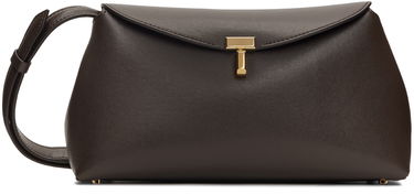 Håndtaske TOTEME T-Lock Leather Clutch Brun | 244-WAL950-LE0025, 0