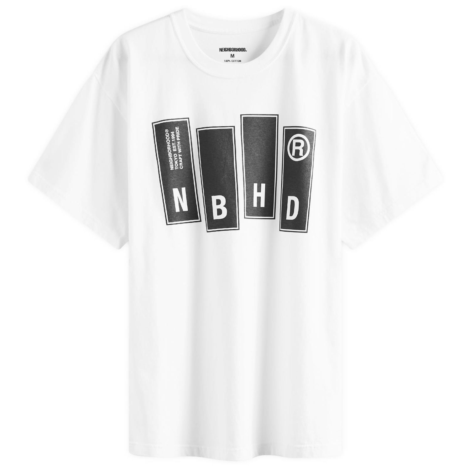 T-shirt Neighborhood 26 Printed Hvid | 241PCNH-ST26-WT, 0