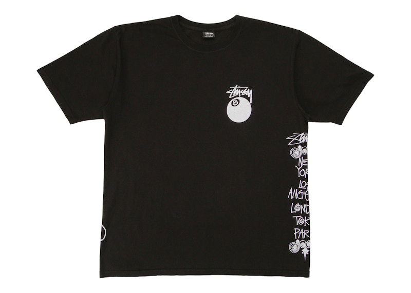 T-shirt Stüssy Stussy Pigment Dyed Graphic T-Shirt Sort | 1904915_BLAC