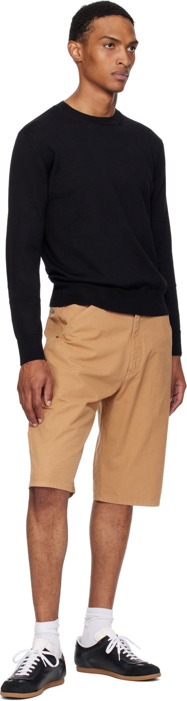 Sweater Maison Margiela MM6 Maison Margiela Elbow Patch Sweater Sort | SH0HL0032 M13133, 3