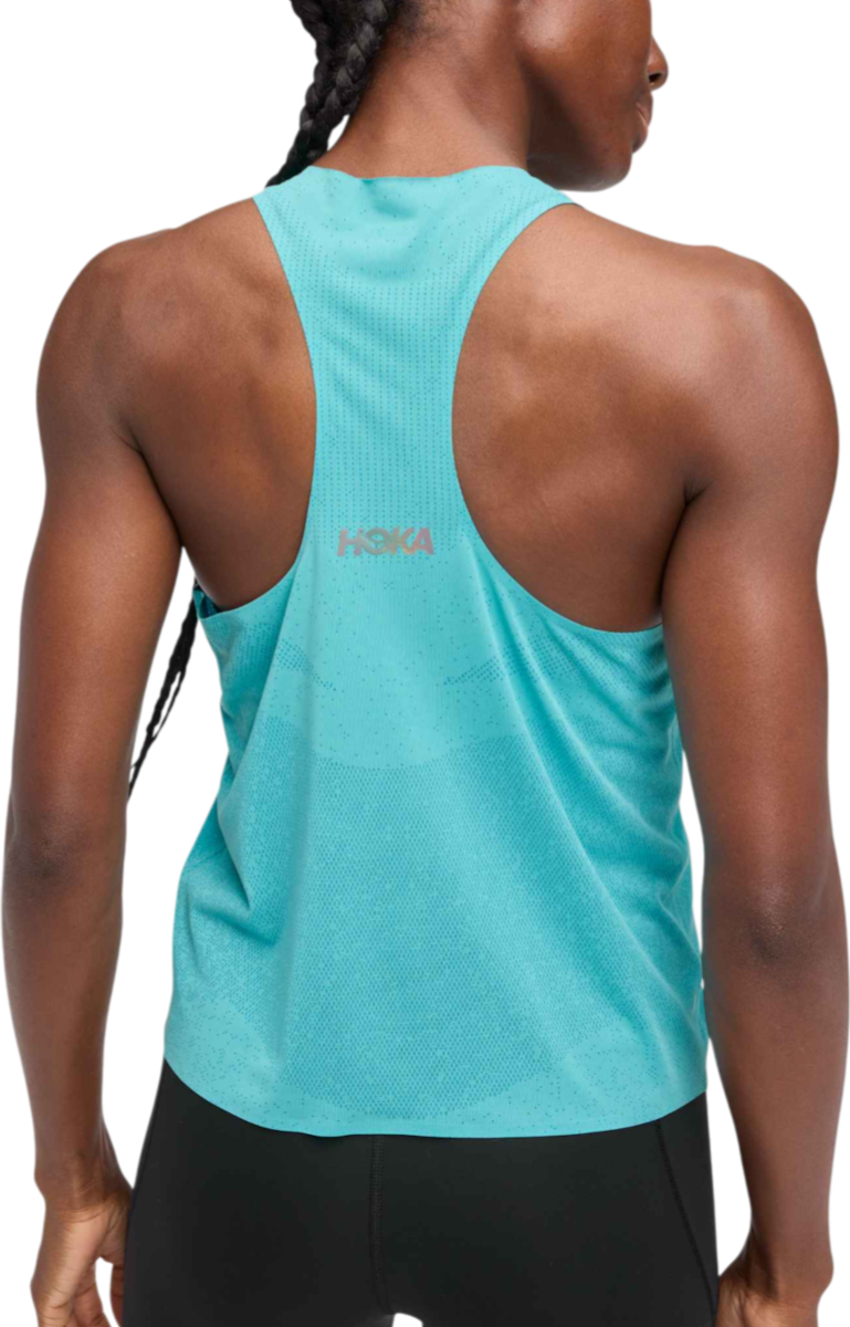 Tanktop Hoka One One Hoka Race Day Singlet Turkis | 1164153-clu, 1