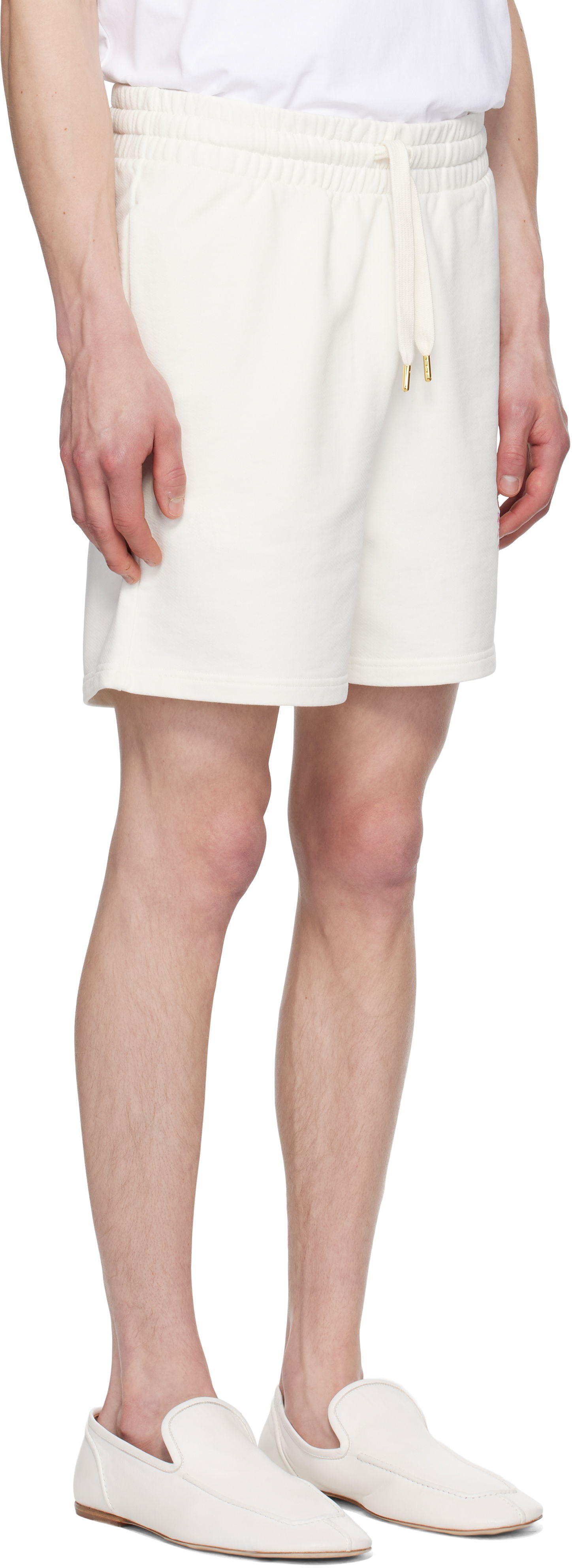 Shorts Casablanca Casablanca 'Casa Way' Mountain Sweat Shorts Hvid | MPF25-JTR-003-04, 1
