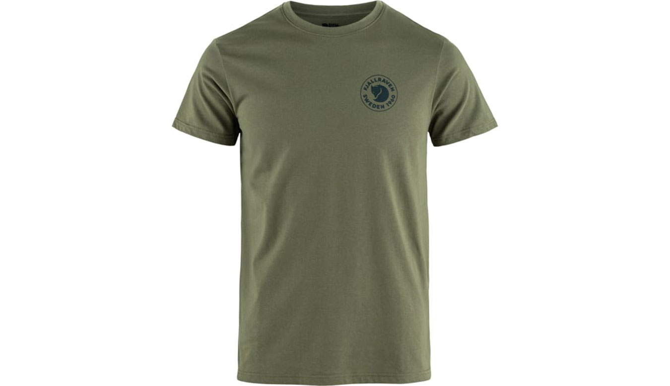 T-shirt FJÄLLRÄVEN Logo T-Shirt Grøn | F87313-625, 0