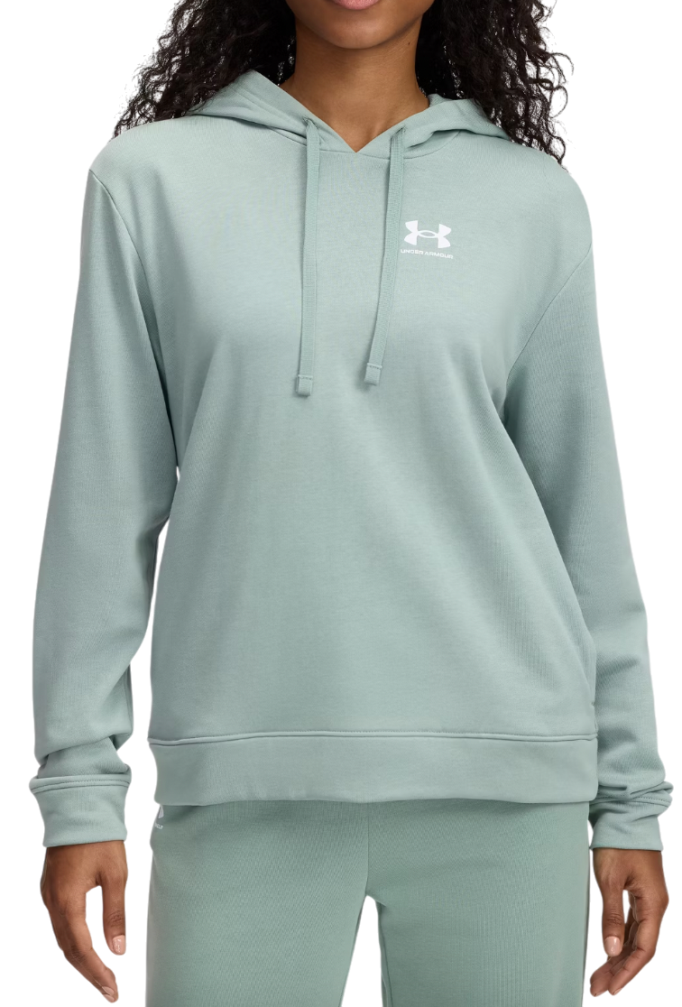 Sweatshirt Under Armour Under Armour Rival Terry Hoodie Grøn | 6005511-348