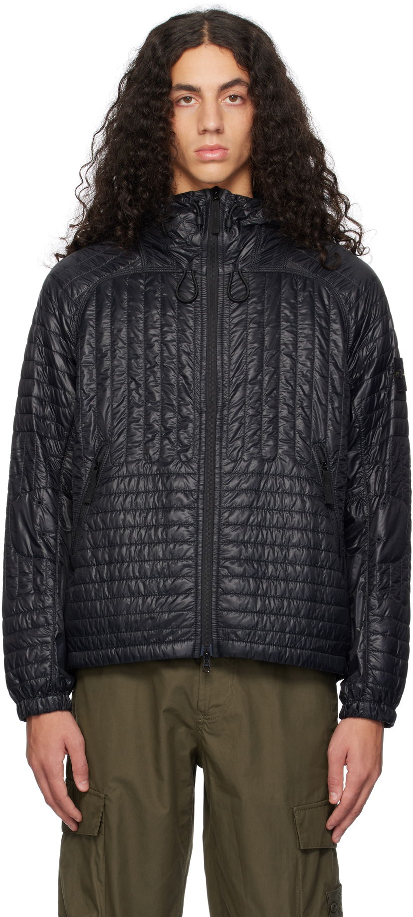 Puffer jakke Stone Island Stone Island Pertex Quantum PrimaLoft Insulated Jacket Sort | 811543232
