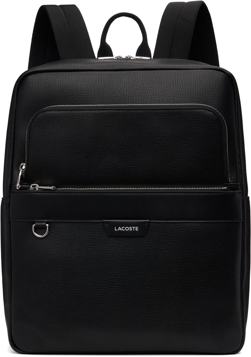 Rygsæk Lacoste Ossian Leather Backpack Sort | NH5051OI_000