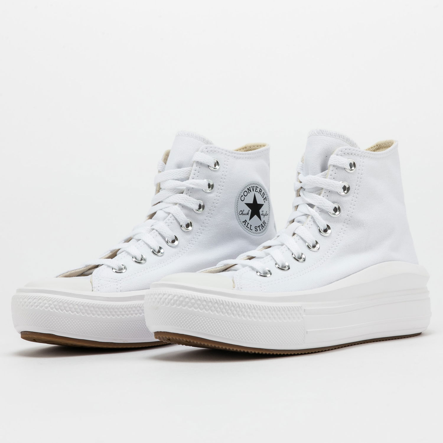 Sneakers og sko Converse Chuck Taylor All Star Move Hi Hvid | 568498C, 1