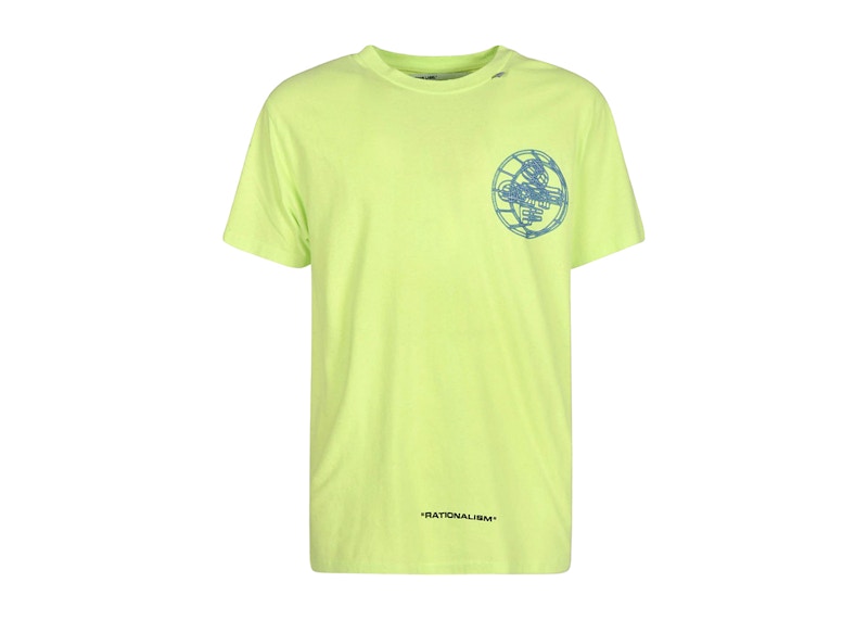 T-shirt Off-White 3D Crossed Off S/S Oversized T-Shirt Fluo Yellow/Multi Gul | OMAA038R201850036288