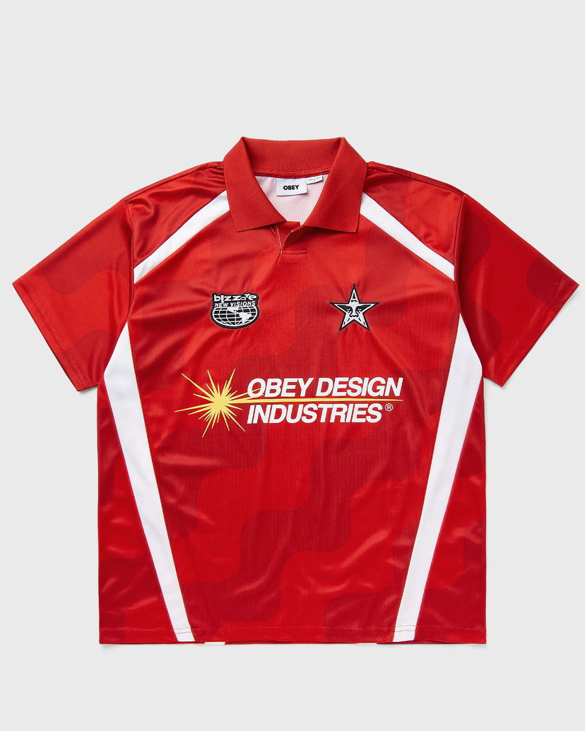 Jersey OBEY Obey Design Industries Soccer Jersey Rød | 131080372-RDM