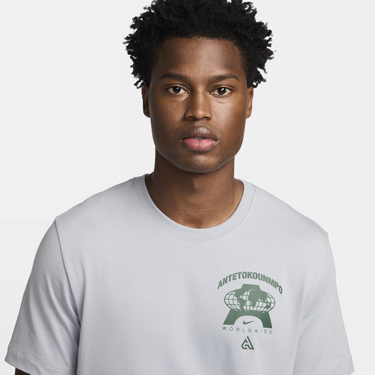 T-shirt Nike M90 Giannis Hvid | FV8408-012, 4