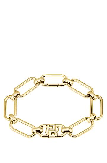 Armbånd BOSS BOSS Bracelet with Double B Monogram Gul | 1580628, 1