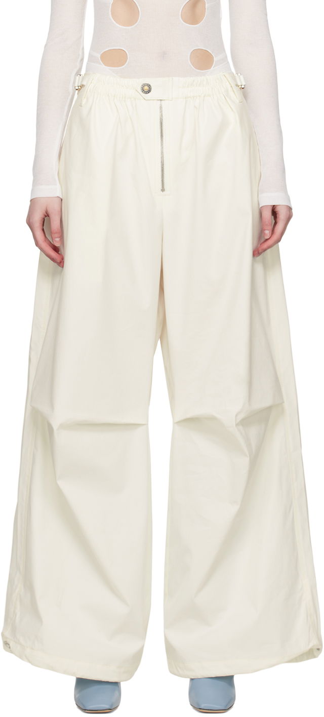 Bukser Dion Lee Zip Trousers Beige | C2131S23
