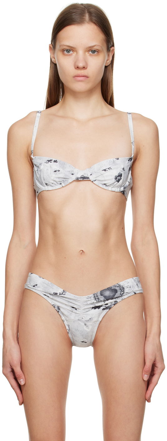 Badetøj Miaou Miaou Bambi Bikini Top Grå | 2008SWPAR
