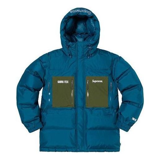 Puffer jakke Supreme 700-Fill Down Parka Blå | SUP-FW19-10865