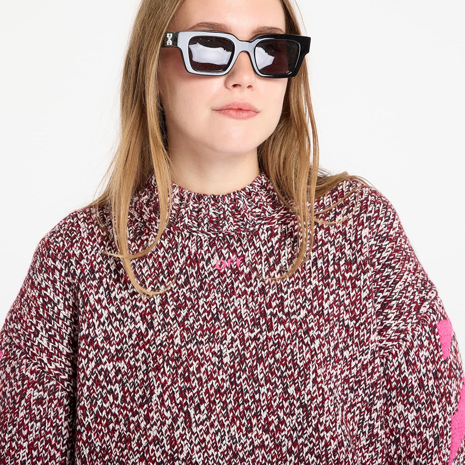 Sweater Off-White Mouline Arrow Knit Crewneck Flerfarvet | OWHE10JF25KNI0012632, 1