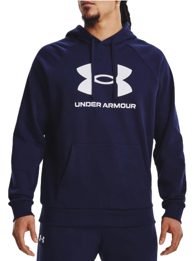 Sweatshirt Under Armour Rival Fleece Mørkeblå | 1379758-410
