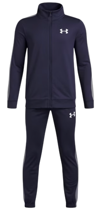 Rival Knit Full-Zip Striped Track Suit