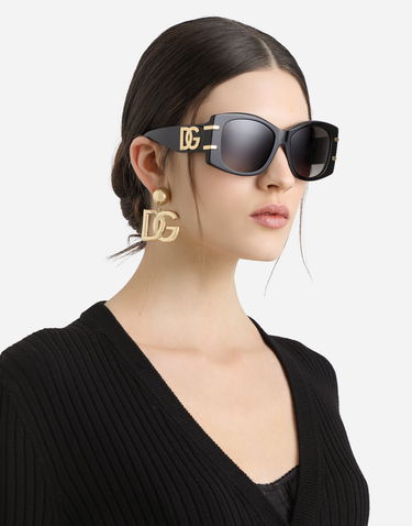 Solbriller Dolce & Gabbana Dolce & Gabbana Dg Griffe Gradient Sunglasses Sort | VG4501VP18G9V000, 1