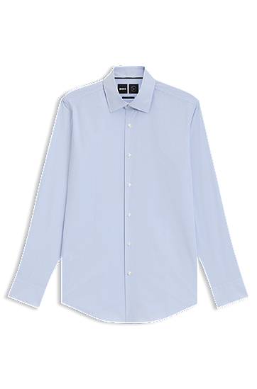 Skjorte BOSS Slim Fit Performance-Stretch Shirt Blå | 50545308, 0