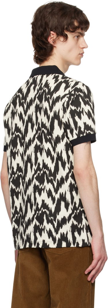 Polo skjorte Fred Perry Fred Perry Animal Print Polo Beige | M8690, 2