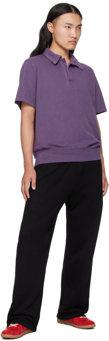 Polo skjorte LES TIEN Les Tien Piqué Banded Tennis Polo Lilla | PK-2070-PD, 3