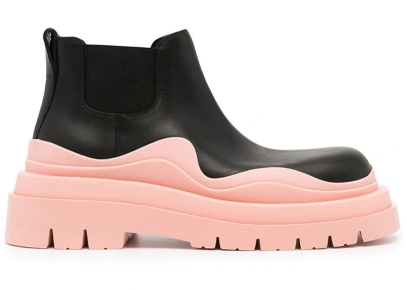 Sneakers og sko Bottega Veneta Tire Ankle Chelsea Boots Lyserød | 630300VBS501276, 0
