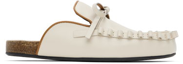Tøj JW Anderson JW Anderson Ruffle Slip-on Loafers Hvid | LF0068-LA0323, 0