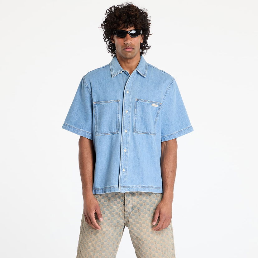 Skjorte CALVIN KLEIN Calvin Klein Jeans Bowler Denim Shirt Blå | J30J327512 1AA