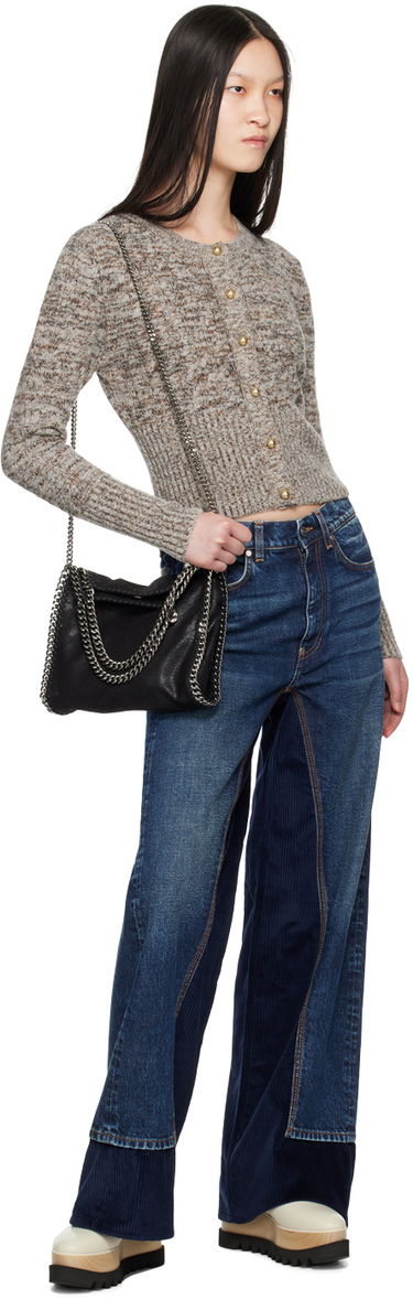 Sweater Stella McCartney Knit Cardigan Grå | 6K07903S2501, 3