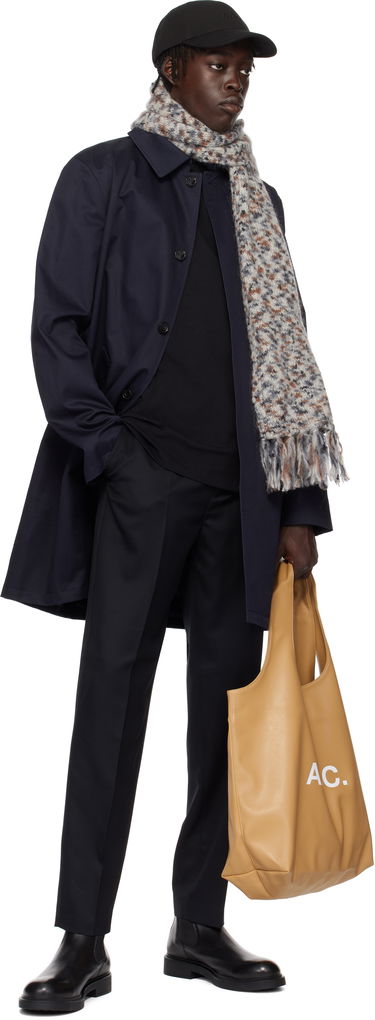 Tørklæde A.P.C. Knitted Fringe Scarf Grå | WOAPE-M15207, 1