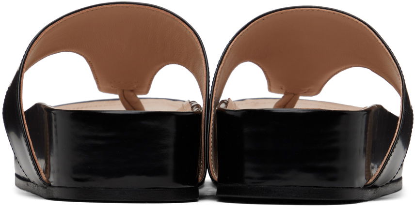 Kjole Simone Rocha Simone Rocha Pearl Thong Platform Sandals Sort | SLD47D 0740, 1