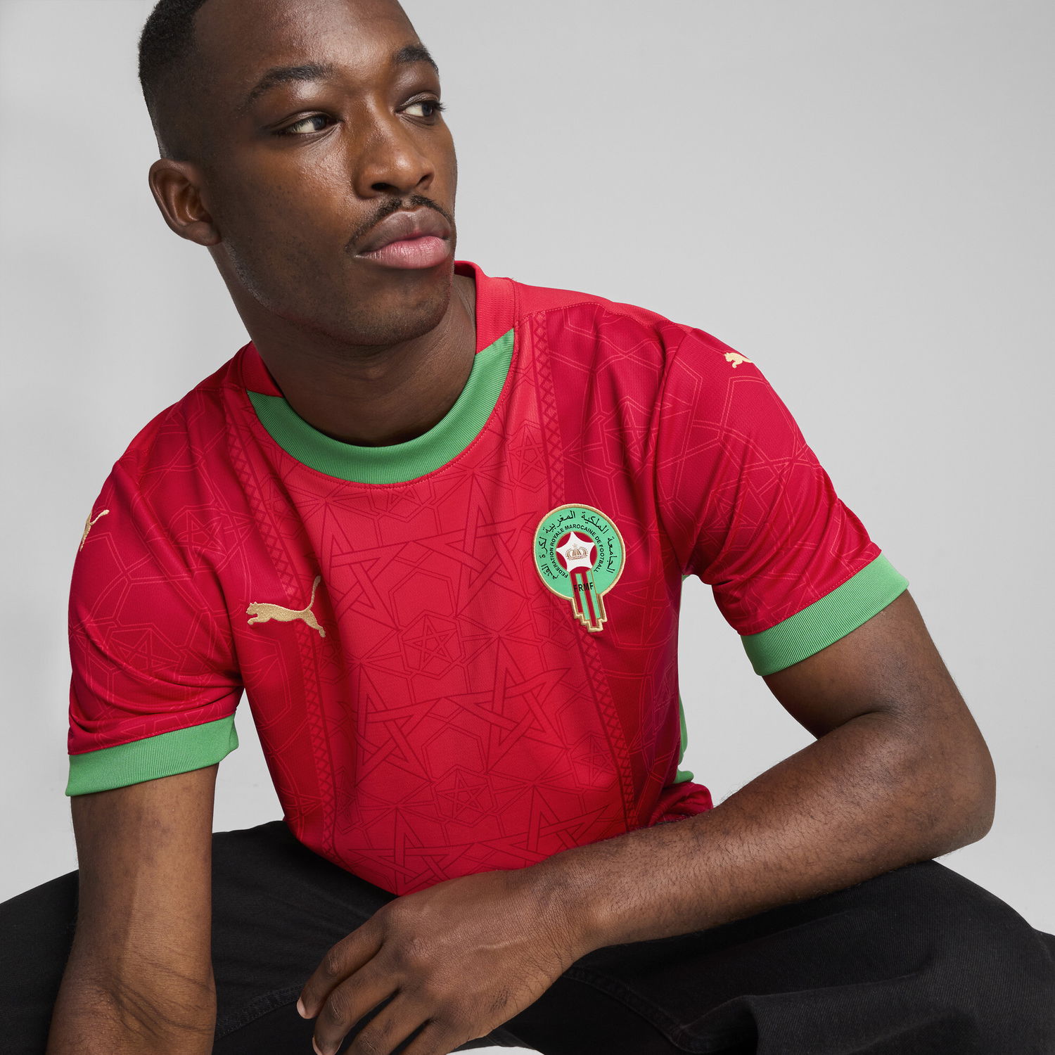 T-shirt Puma Morocco 2025 Home Jersey Rød | 777696_01, 1