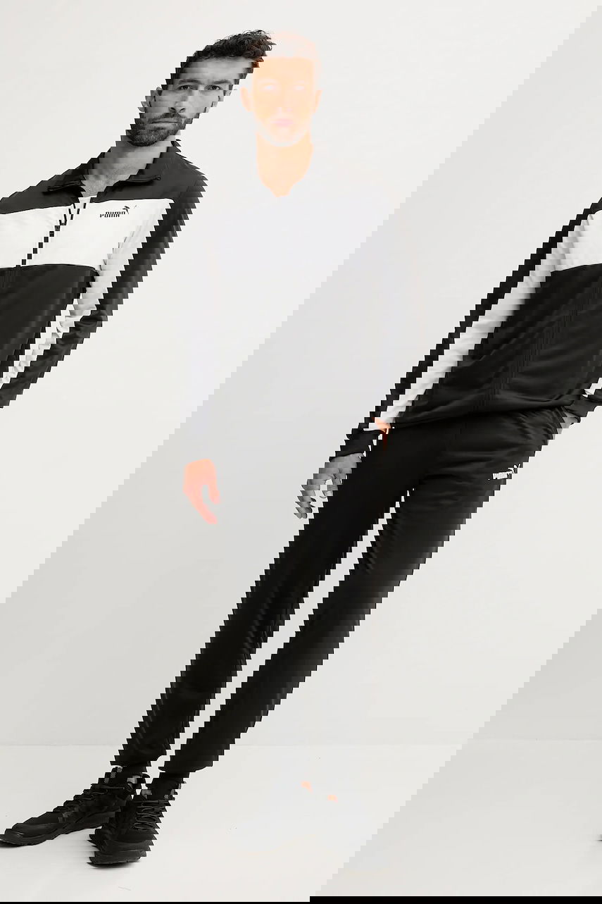Træningsdragt Puma Puma Tracksuit Sort | 687304, 0