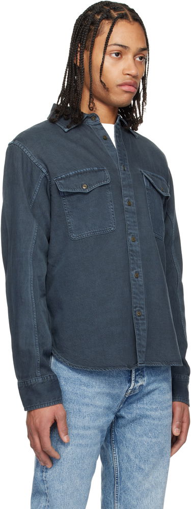 Skjorte rag & bone rag & bone Featherweight Denim Shirt Blå | MED24S0004ZDMI, 1