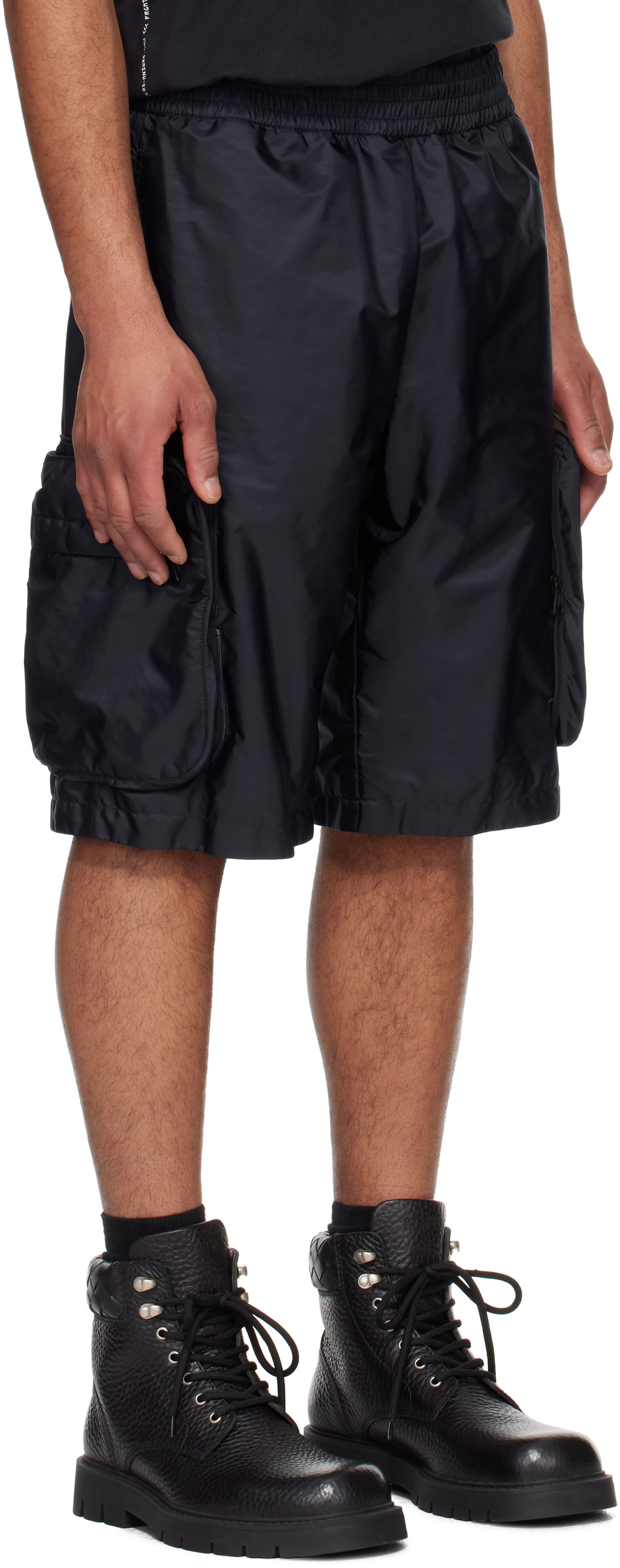 Shorts Moncler Moncler Genius Mercedes-Benz by NIGO Cargo Shorts Sort | K14012B00001M5920, 1