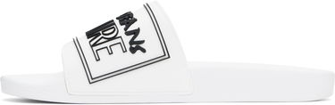 Sneakers og sko Versace Versace Jeans Couture Logo Shelly Pool Slides Hvid | E78YA3SQ3_EZSC22, 2